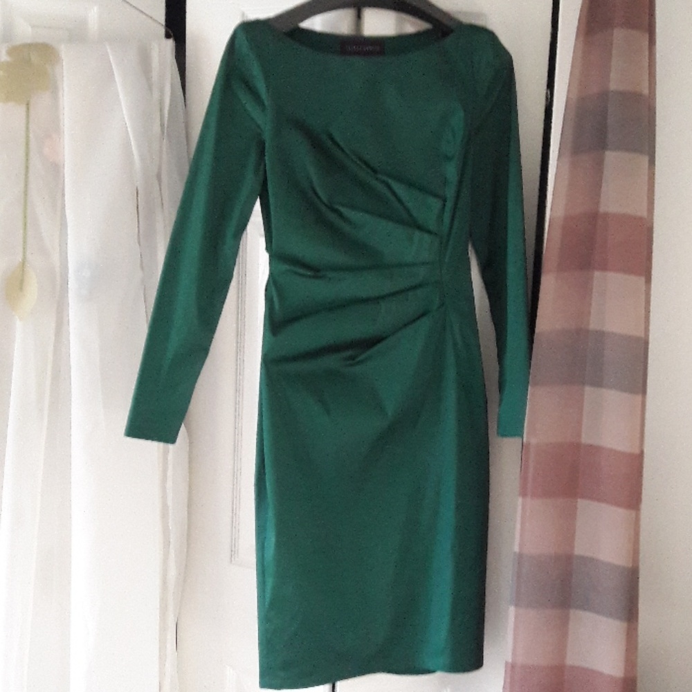 Talbot Runoff Emerald Green Cocktail Dress